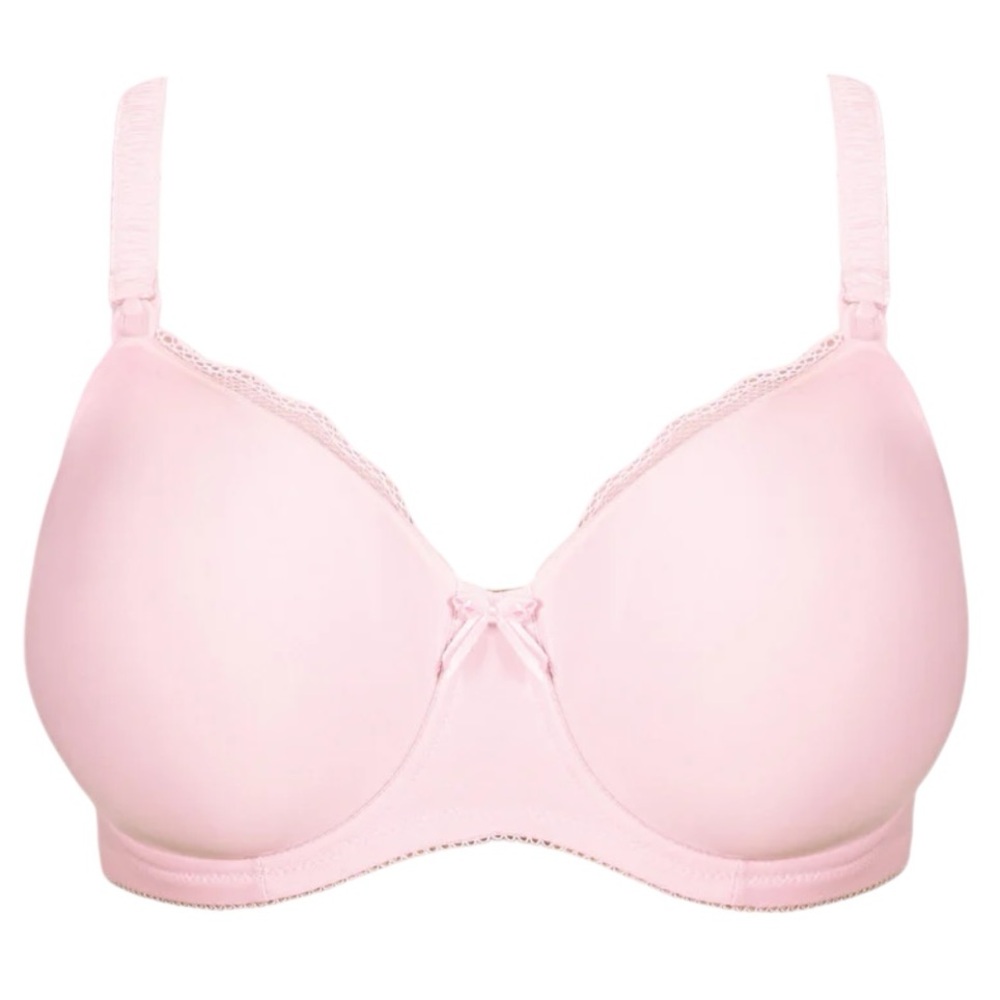 FREYA women’s Molded underwire Nursing Bra Petal pink full bust 30K 1581 NWOT